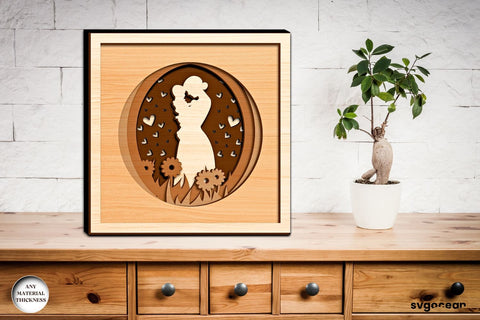 3D Mother's Day Shadow Box Bundle SVG SvgOcean 