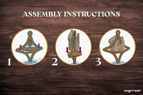 3D Nativity Scene Ornaments Bundle SVG SvgOcean 