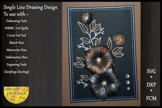 3d Paper Flowers - Draw | Sketch and Cut SVG DrawnTogether with love 