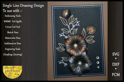 3d Paper Flowers - Draw | Sketch and Cut SVG DrawnTogether with love 