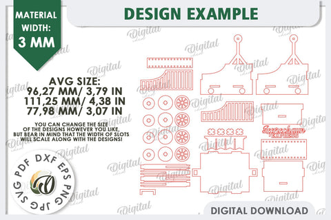 3D Patrick's Day Train Laser Cut Design. Home Decor SVG SVG Evgenyia Guschina 