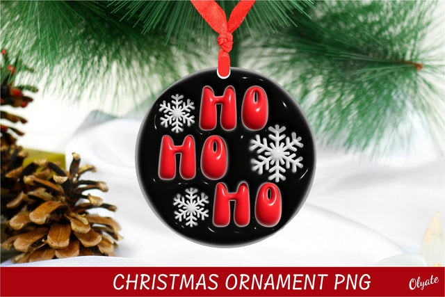 3D Puff Christmas Ornament Sublimation. 3D Inflated Puff Sublimation Olga Terlyanskaya 