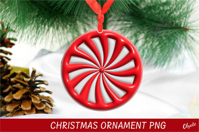 3D Puff Ornament Sublimation. Christmas Ornament PNG Sublimation Olga Terlyanskaya 
