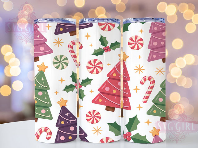 3D Puffy Christmas Cake Tree Tumbler, 3D Puffy Holiday Wrap, Cute Christmas Mug Design, Sublimation Wrap, Festive Drinkware, Sweet Winter Gift, Sparkly Holiday Cup Sublimation SvggirlplusArt 