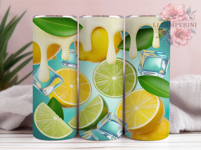 3D Puffy Cocktail Tumbler, Inflated Puffy Wrap, 3D Drink Design, Sublimation Cup, 20oz Skinny Tumbler, Party Drinkware, Summer Style Sublimation Li Zamperini 