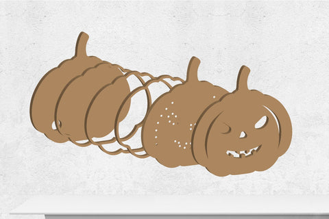 3D Pumkin night Light Box, Halloween Led Night Light Laser Cut SVG zafrans studio 