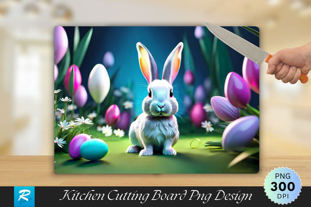 3D Rabbit Cutting Board Sublimation Regulrcrative 
