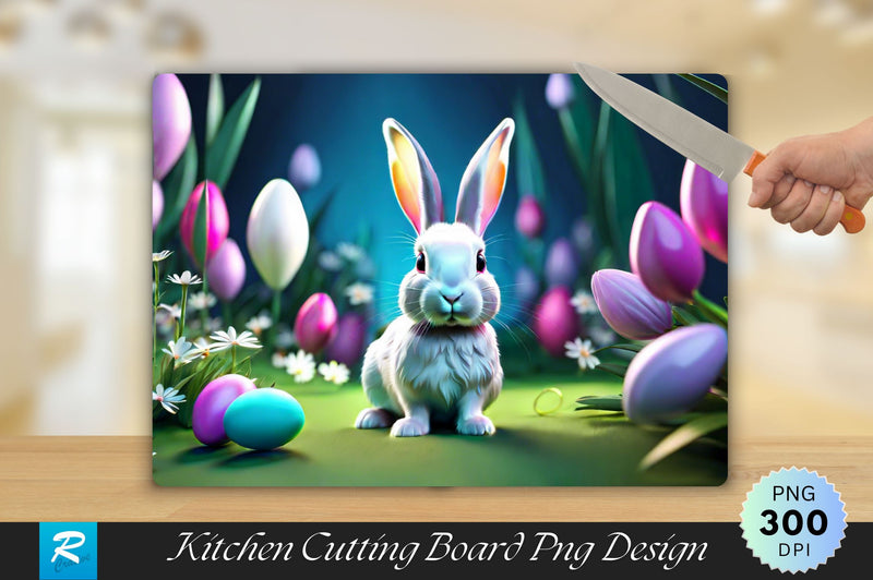 3D Rabbit Cutting Board Sublimation Regulrcrative 