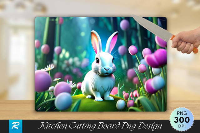 3D Rabbit Cutting Board Sublimation Regulrcrative 