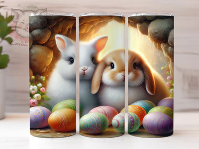 3D Rabbit Hole Easter Tumbler, Rabbit Hole Tumbler, Bunny in Wall Wrap, Stylish 20oz Wrap, Sublimation Design, Trendy Gift Idea, Inspirational Easter Tumbler Sublimation Lara' s Designs 