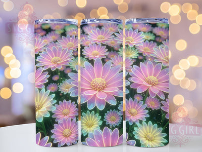 3D Realistic Floral Spring Tumbler, Spring Flower Wrap, Realistic Bloom Design, Sublimation Cup, 20oz Skinny Tumbler, Botanical Drinkware, Vibrant Spring Style Sublimation SvggirlplusArt 