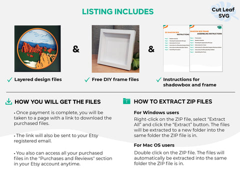 3d Roxborough Mountains SVG - Shadow box svg, files for Cricut, for Silhouette, Nature Scene svg 3D Paper CutLeafSvg 