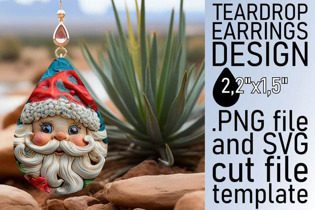 3D Santa Christmas Wrap | 20oz Tumbler Holiday Design Sublimation afrosvg 