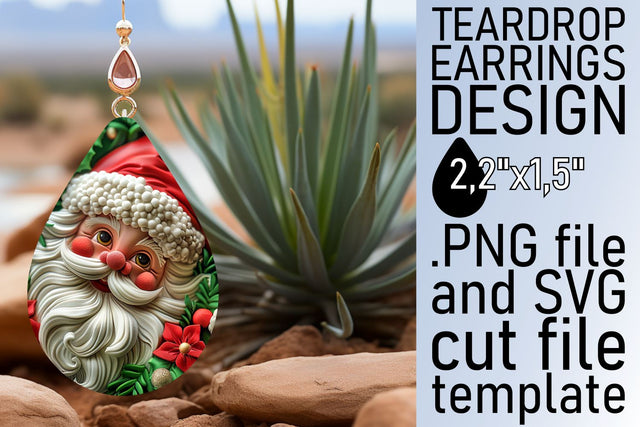 3D Santa Claus Wrap | 20oz Festive Holiday Design Sublimation afrosvg 