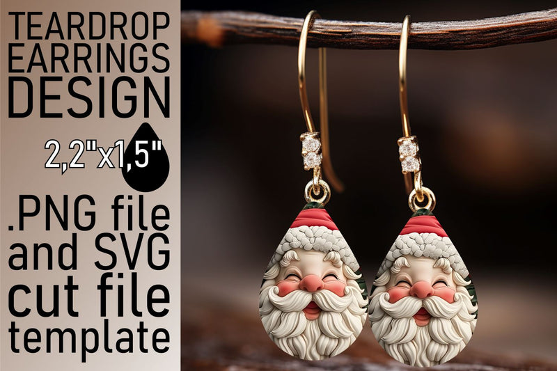 3D Santa Wrap for Tumblers | 20oz Christmas Sublimation Sublimation afrosvg 