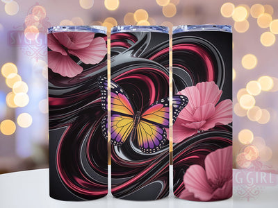 3D Sunset Moth Butterfly Tumbler, 3D Madagascan Wrap, Colorful Butterfly Cup, 20oz Sublimation Wrap, Stylish Exotic Butterfly Design Tumbler, Artistic Sunset Moth Cup, Nature Tropical Butterfly Theme Wrap Sublimation SvggirlplusArt 