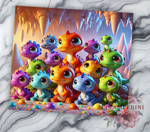 3D T-Rex Jurassic 20oz Kids Tumbler, Dinosaur Tumbler, 3D Dinosaur Tumbler, Sublimation Wrap, 20oz Tumbler, Kids Tumbler, Jurassic Design Sublimation Li Zamperini 