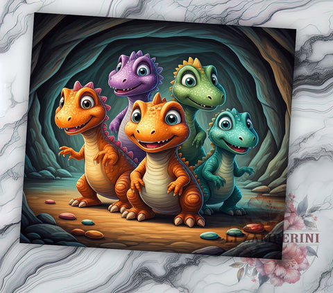 3D T-Rex Jurassic 20oz Kids Tumbler, Dinosaur Tumbler, 3D Dinosaur Tumbler, Sublimation Wrap, 20oz Tumbler, Kids Tumbler, Jurassic Design Sublimation Li Zamperini 