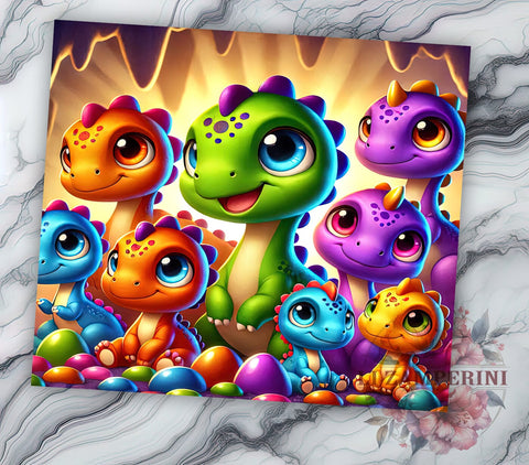 3D T-Rex Jurassic 20oz Kids Tumbler, Dinosaur Tumbler, 3D Dinosaur Tumbler, Sublimation Wrap, 20oz Tumbler, Kids Tumbler, Jurassic Design Sublimation Li Zamperini 