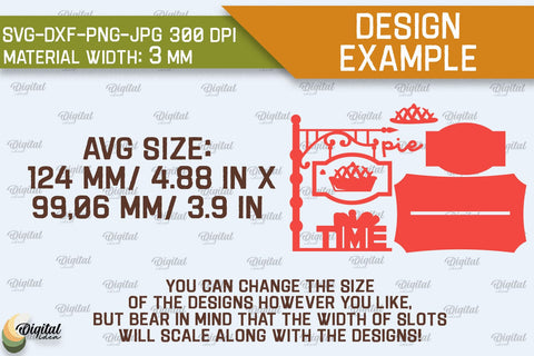 3D Thanksgiving Standing Decors Laser Cut Bundle SVG Evgenyia Guschina 