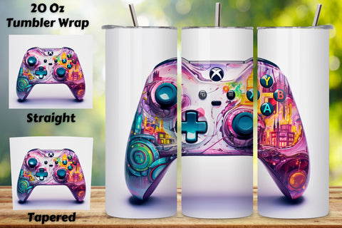 3D Video Gaming Tumbler, Controller Gamer 20 oz Skinny PNG, Gamer Tumbler Wrap, 3D Game Controller Tumbler Wrap, 20oz Skinny Tumbler, Video Game Sublimation, Video Gaming Tumbler Wrap Sublimation FloridPrintables 
