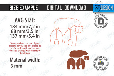 3d Wood Animals & Trees Decor Laser Cut Bundle | Shelf Sitter | Table Decorations | Home Decor | CNC Files SVG Fly Design 