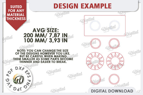 3D Wooden Candle Holder Laser Cut. Home Decor SVG SVG Evgenyia Guschina 