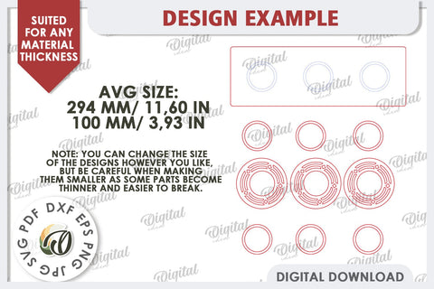 3D Wooden Candle Holder Laser Cut. Home Decor SVG SVG Evgenyia Guschina 