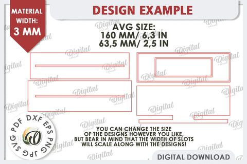 3D Wooden Desk Name Plate Laser Cut. Personalized SVG SVG Evgenyia Guschina 