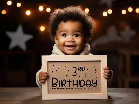 3rd Birthday SVG SVG Paige Cole Studio 