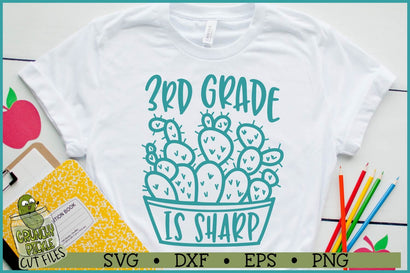 3rd Grade is Sharp SVG File SVG Crunchy Pickle 