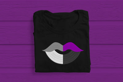 4-Color Striped Flag Lips Embroidery Embroidery/Applique DESIGNS Designed by Geeks 