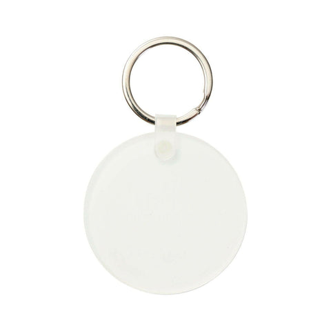 4-Pack Acrylic Round Keyrings – Sublimation & UV DTF Blanks Physical Craft Express 