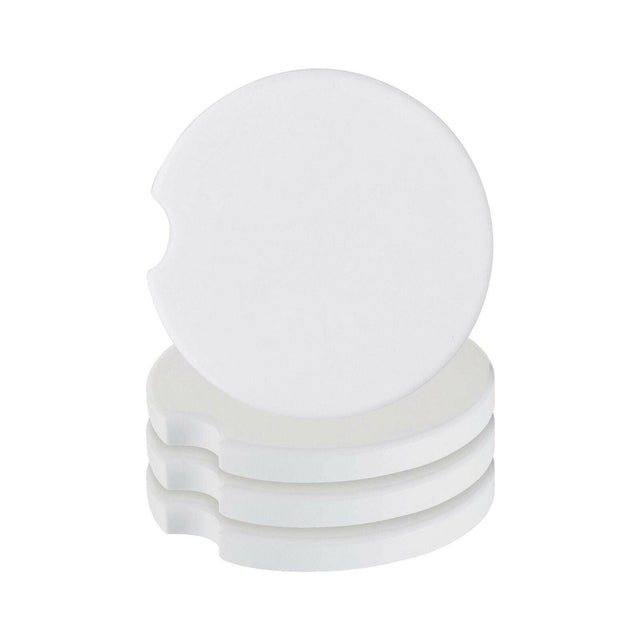 4 Pack Ceramic Sublimation Car Coasters – Sublimation-Ready Blanks Physical Craft Express 