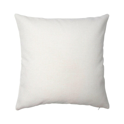 4 Pack Ivory Linen Sublimation Pillow Covers – 18"x18" with Zipper Physical Craft Express 