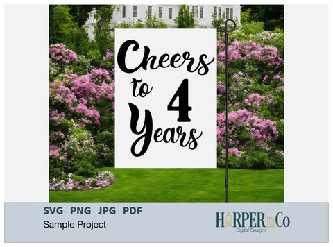 4 Year SVG PNG Cut EPS File SVG HarperNCo 