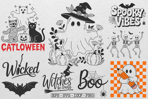 40 Halloween Bundle svg, Halloween Svg , Fall Svg SVG DesignDestine 