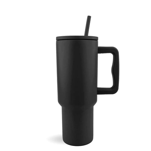 40 oz Handled Tumbler Modern I Matte - Black | Master Maker Crafts Physical DIY Craft Warehouse 