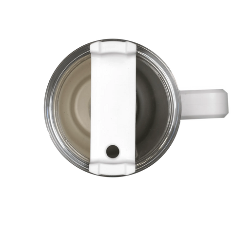 40 oz Handled Tumbler Shimmer - White | Master Maker Crafts Physical DIY Craft Warehouse 