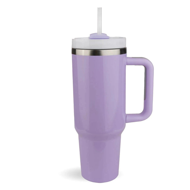 40 oz Handled Tumbler Standard Glossy - Purple Physical DIY Craft Warehouse 