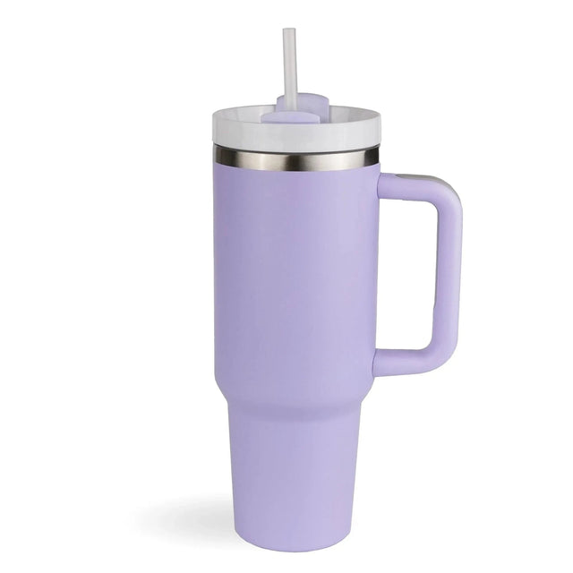 40 oz Handled Tumbler Standard Matte - Purple | Master Maker Crafts Physical DIY Craft Warehouse 