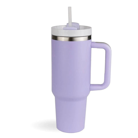 40 oz Handled Tumbler Standard Matte - Purple | Master Maker Crafts Physical DIY Craft Warehouse 