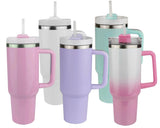 40 oz Handled Tumblers in Matte, Shimmer and Glossy