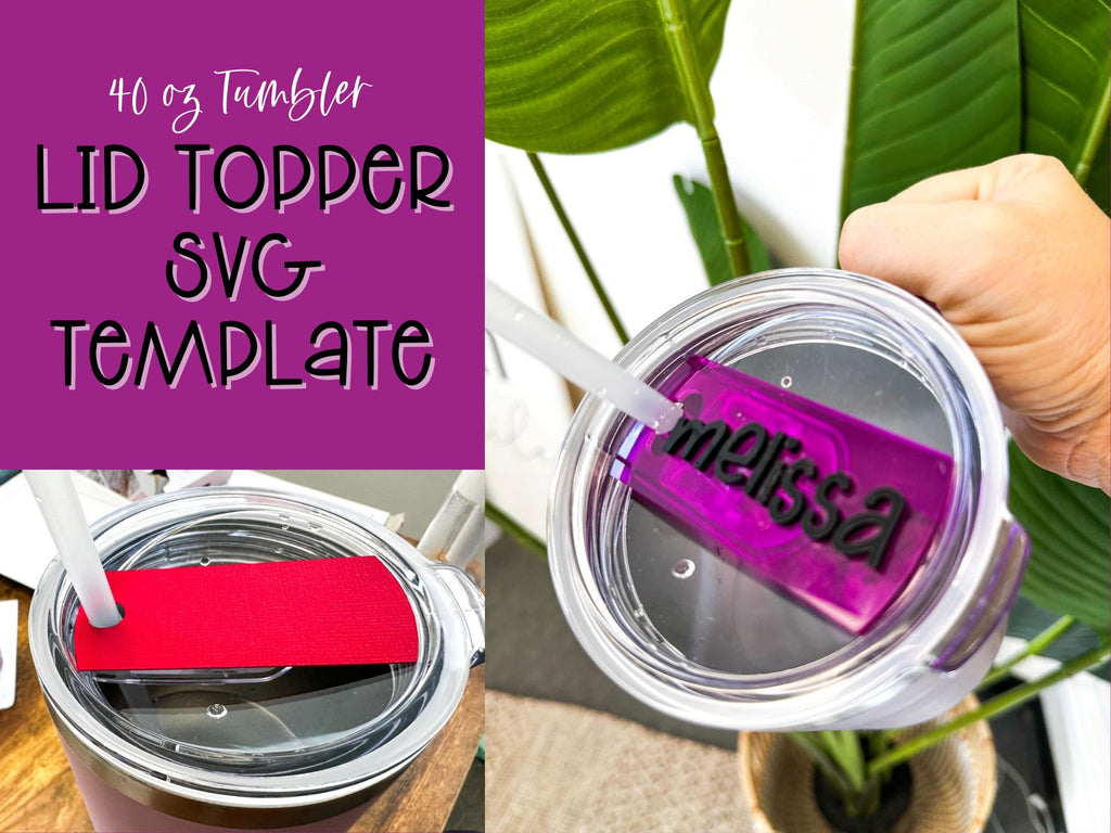Get 40oz Tumbler Lid Topper SVG Template xtool p2, xtool s1, acrylic blanks, laser cutter, tumbler lids topper, free svg tumbler lid