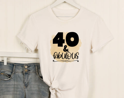 40th Birthday Sublimation Designs Bundle, 6 40th Birthday PNG Files, 40 And Fabulous PNG, Hello Forty PNG, Cheers To 40 Years PNG, Vintage 1985 PNG Sublimation HappyDesignStudio 