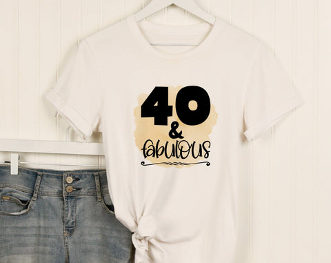 40th Birthday Sublimation Designs Bundle, 6 40th Birthday PNG Files, 40 And Fabulous PNG, Hello Forty PNG, Cheers To 40 Years PNG, Vintage 1986 PNG Sublimation HappyDesignStudio 