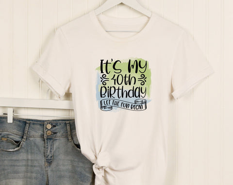 40th Birthday Sublimation Designs Bundle, 6 40th Birthday PNG Files, 40 And Fabulous PNG, Hello Forty PNG, Cheers To 40 Years PNG, Vintage 1986 PNG Sublimation HappyDesignStudio 