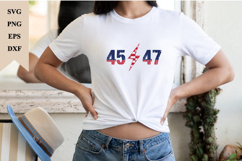 45 47 Trump 2024 SVG, Trump 2024 Png, President Trump, Digital Design for T-Shirts, Cricut & Silhouette, Digital Download, Instant Download SVG sk.swapon Roy 