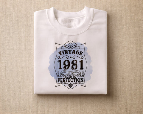 45th Birthday Sublimation Designs Bundle, 6 45th Birthday PNG Files, 45 And Fabulous PNG, Cheers To 45 Years PNG, Hello Forty Five PNG, Vintage 1981 PNG Sublimation HappyDesignStudio 