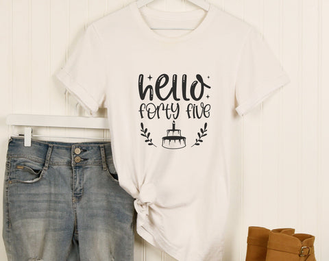 45th Birthday SVG Bundle, 6 Designs, 45th Birthday Shirt SVG, 45 And Fabulous SVG, Cheers To 45 Years SVG, Legend Since 1980 SVG, Vintage 1980 SVG SVG HappyDesignStudio 